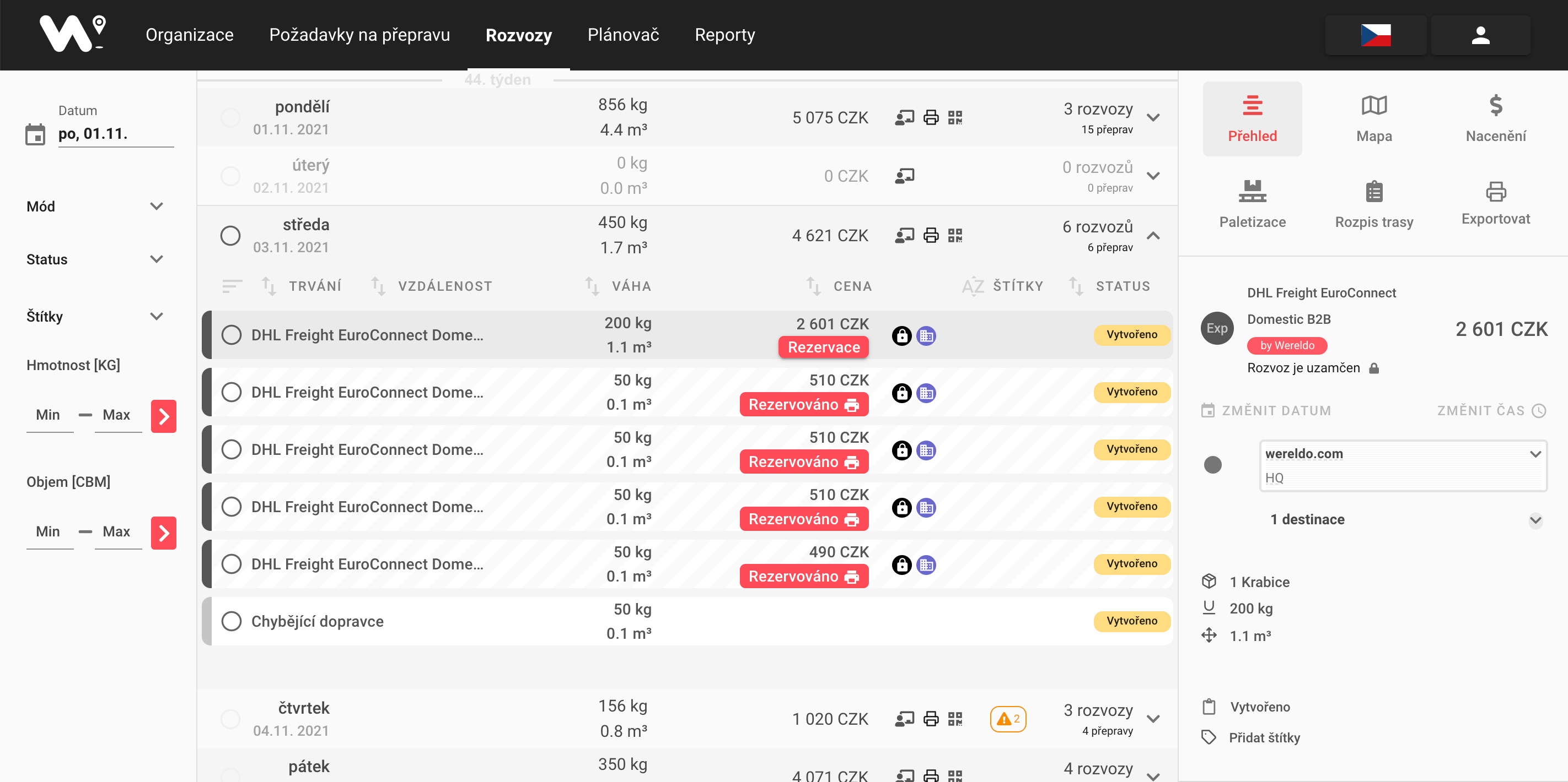 Wereldo app screenshot