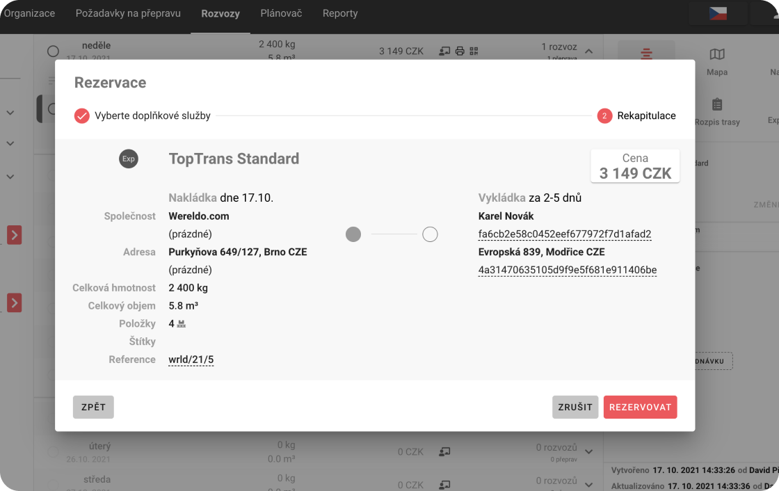 Wereldo app screenshot